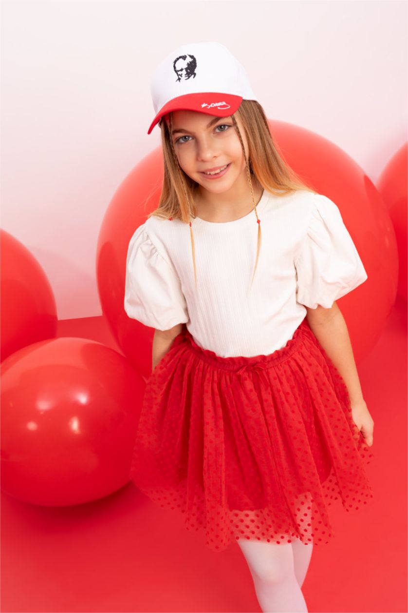 بنات اوف وايت تيشيرت نص ردن بناتي مضلع سليم فيت