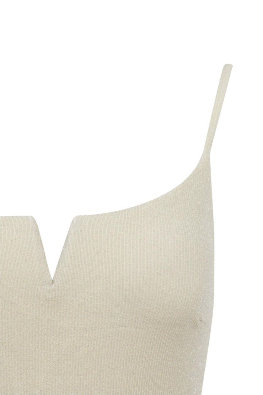 WOMAN Ecru Regular Fit Swimsuit