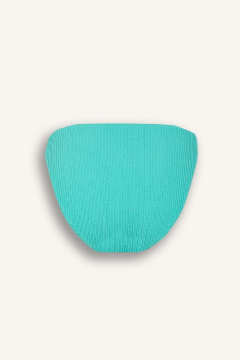 Kadın Açık Yeşil Regular Fit Bürümcük Bikini Altı