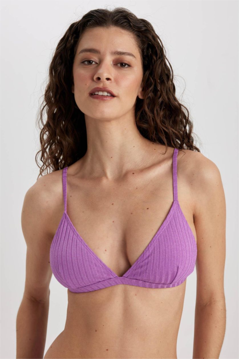 نساء بنفسجي بكيني توب قصة عادية