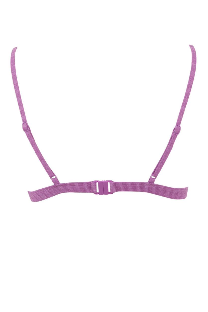 نساء بنفسجي بكيني توب قصة عادية