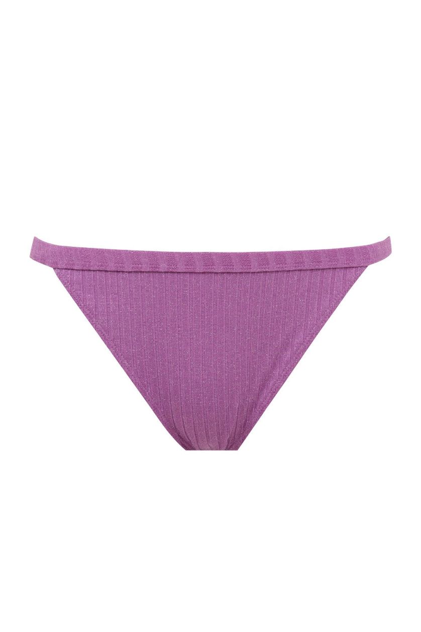 WOMAN Purple Regular Fit Bikini Bottom