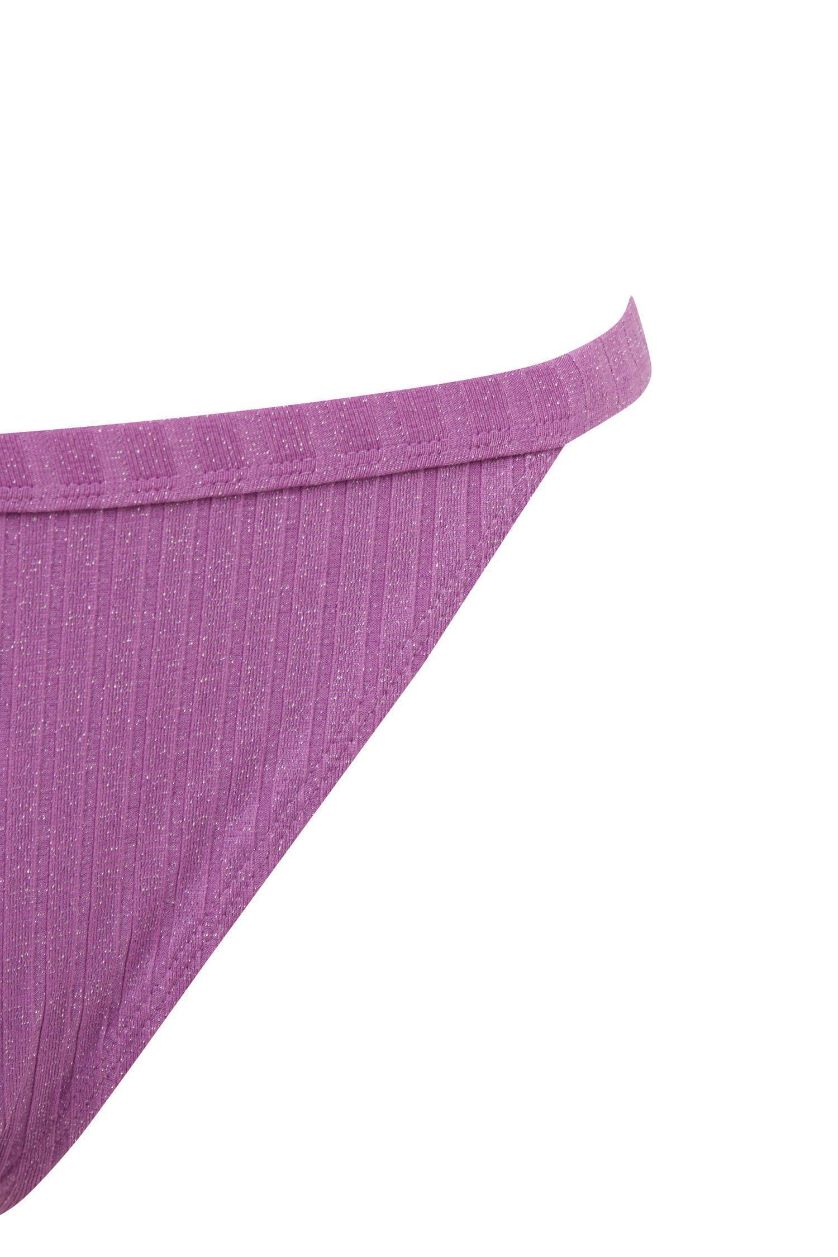 Kadın Mor Regular Fit Bikini Altı-Fall in Love