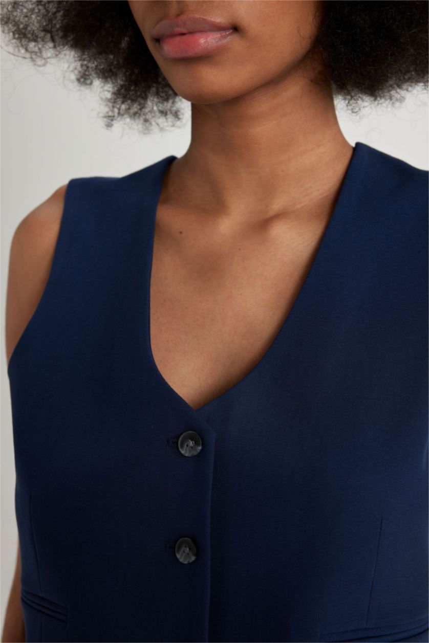 Navy Woman Regular Fit 3062243 | DeFacto