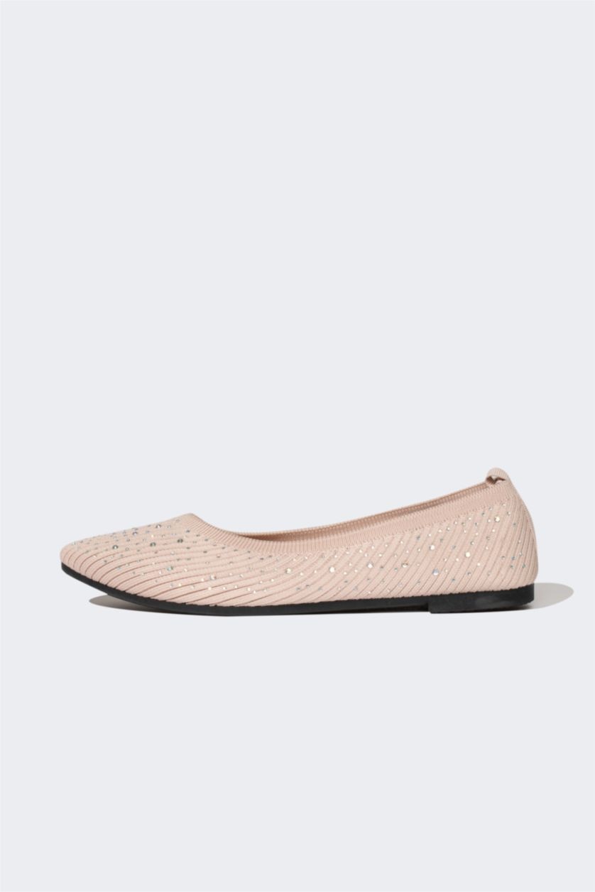 WOMAN Light Pink Woman Flat Sole Babet