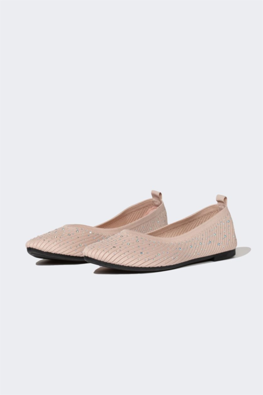 WOMAN Light Pink Woman Flat Sole Babet