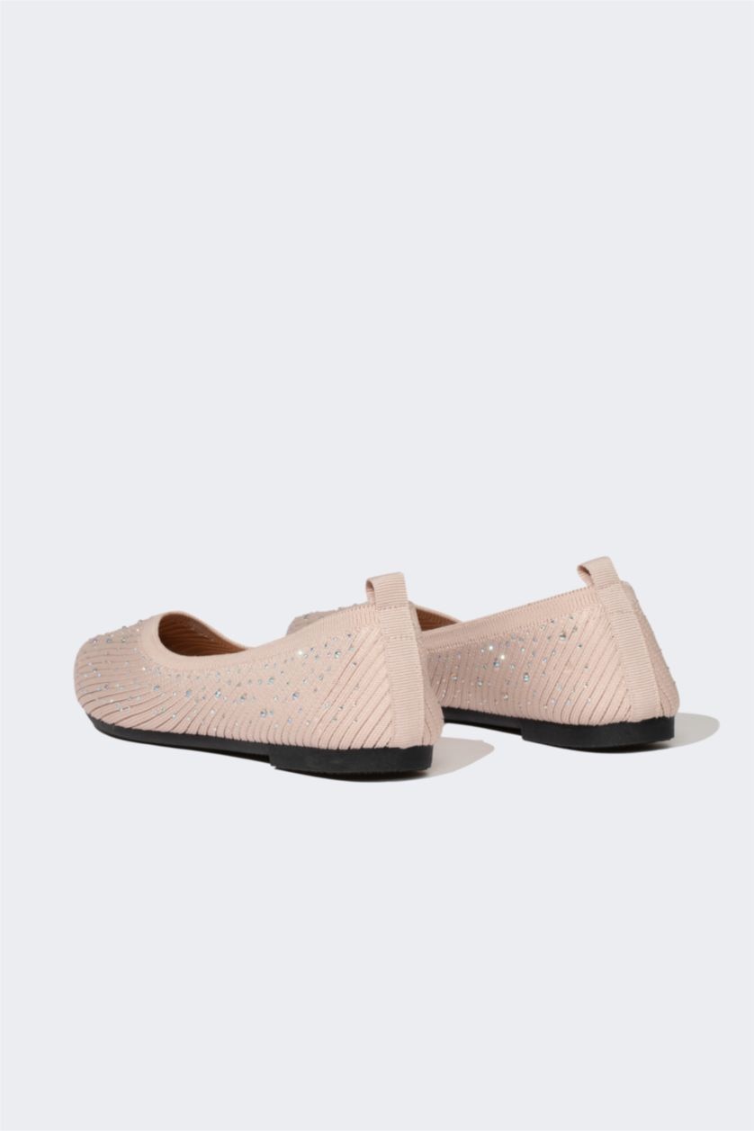 WOMAN Light Pink Woman Flat Sole Babet