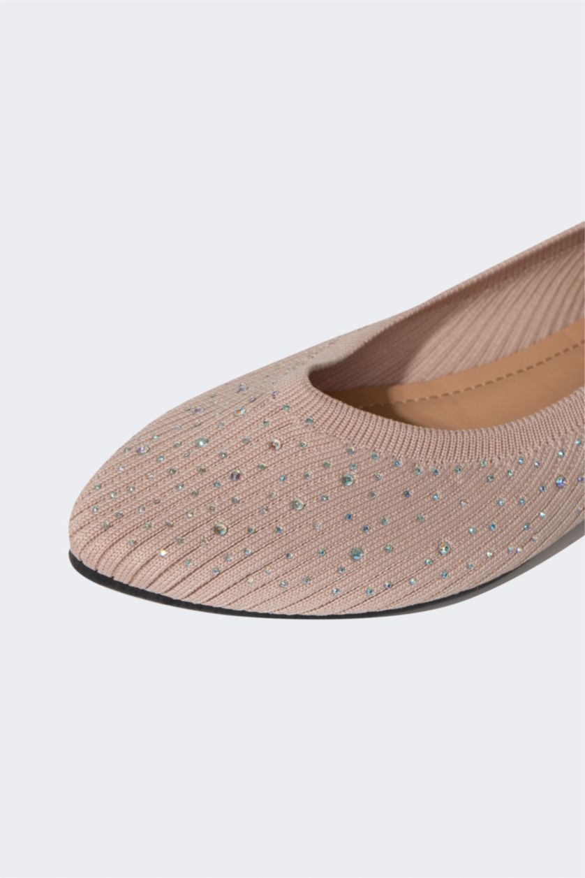 WOMAN Light Pink Woman Flat Sole Babet