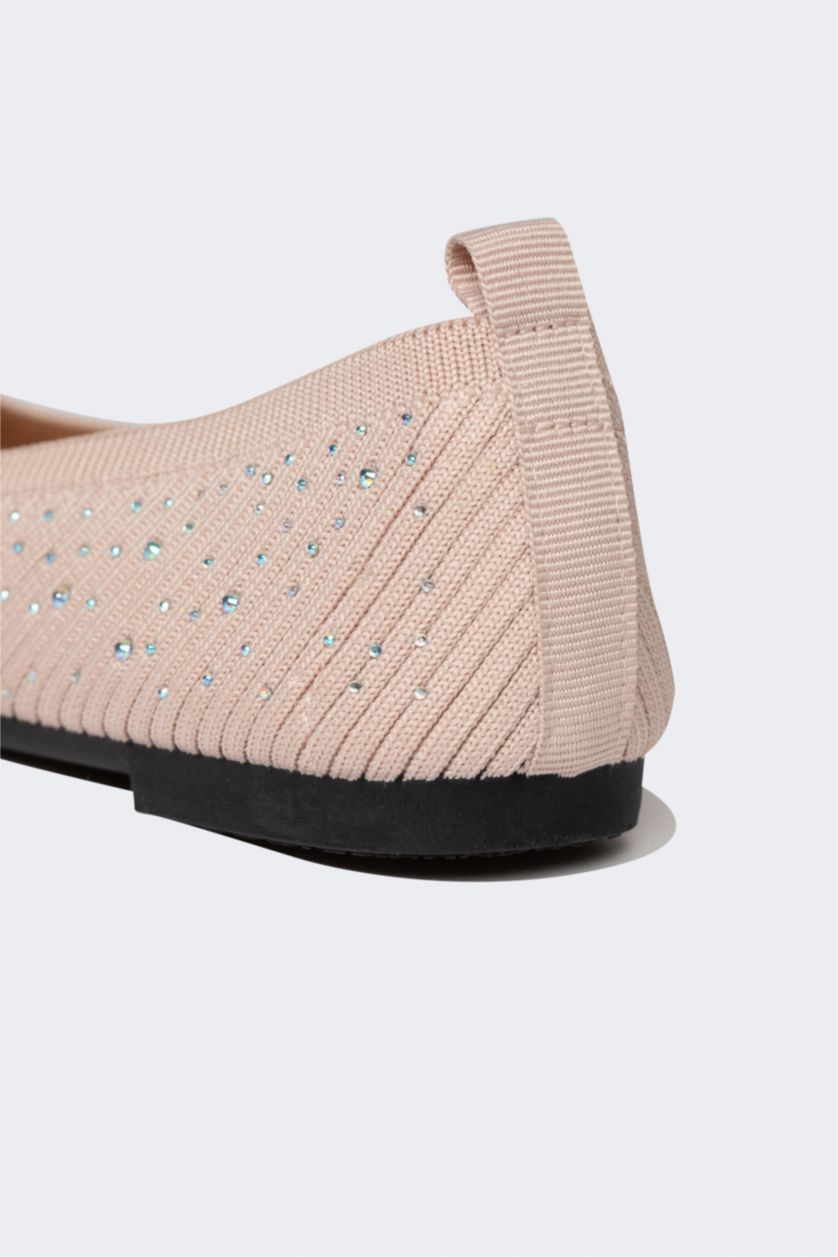 WOMAN Light Pink Woman Flat Sole Babet