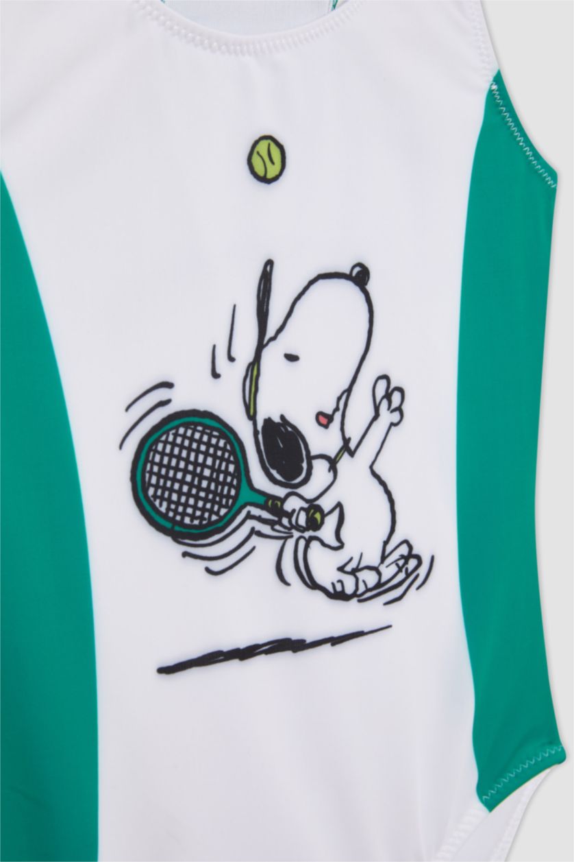 GIRLS & TEENS White Girl Snoopy Swimsuit