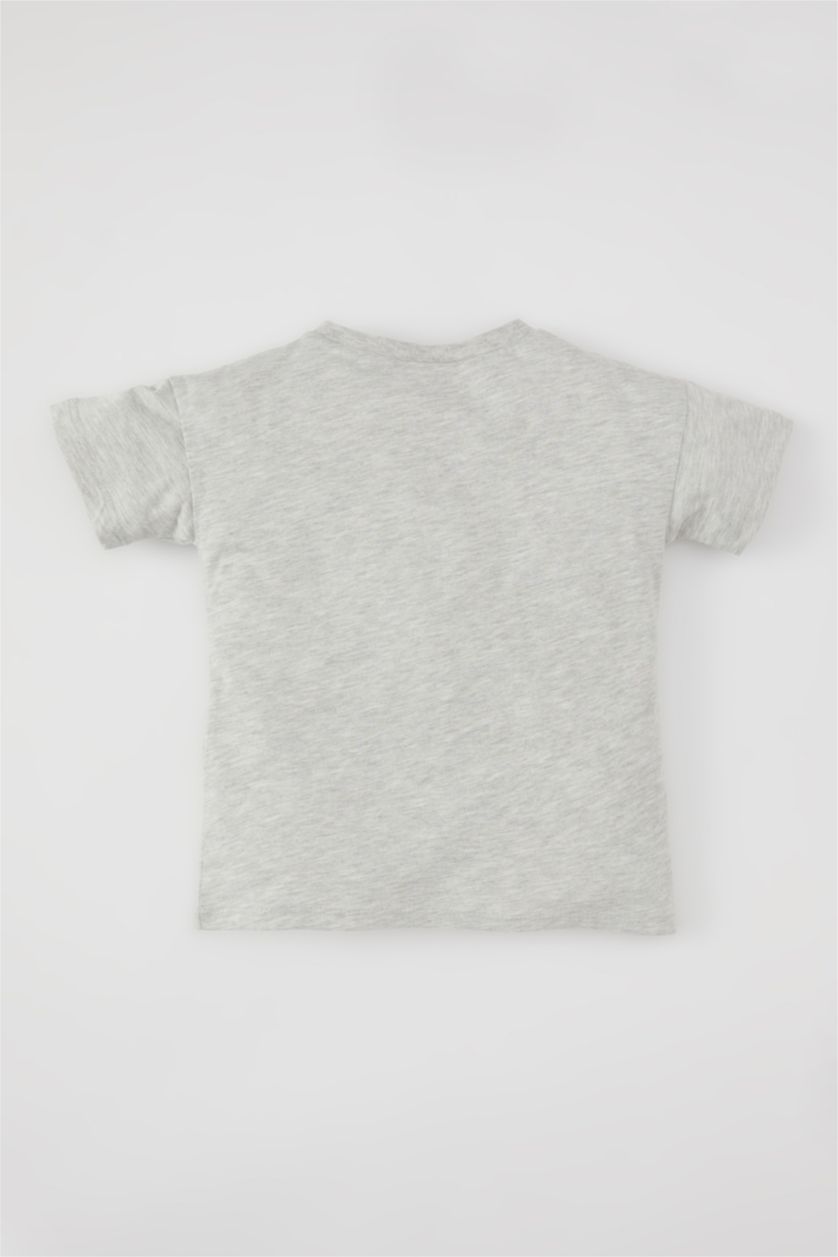 BÉBÉ GARÇON Gris Clair T-Shirt à Manches Courtes imprimé pour Bébé Garçon
