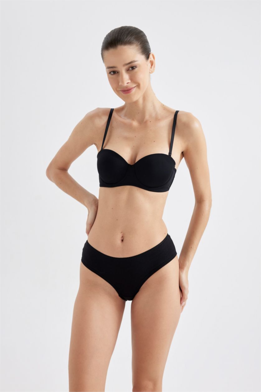 حريمي أسود كلوت سليب Fall In Love من - 3 قطع