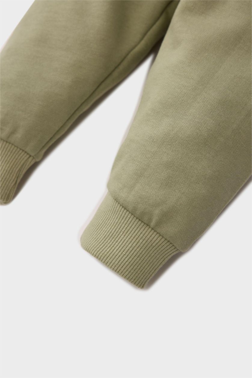 مولود ذكر كاكي سروال رياضي أولاد عادي قماش رقيق قصة عادية