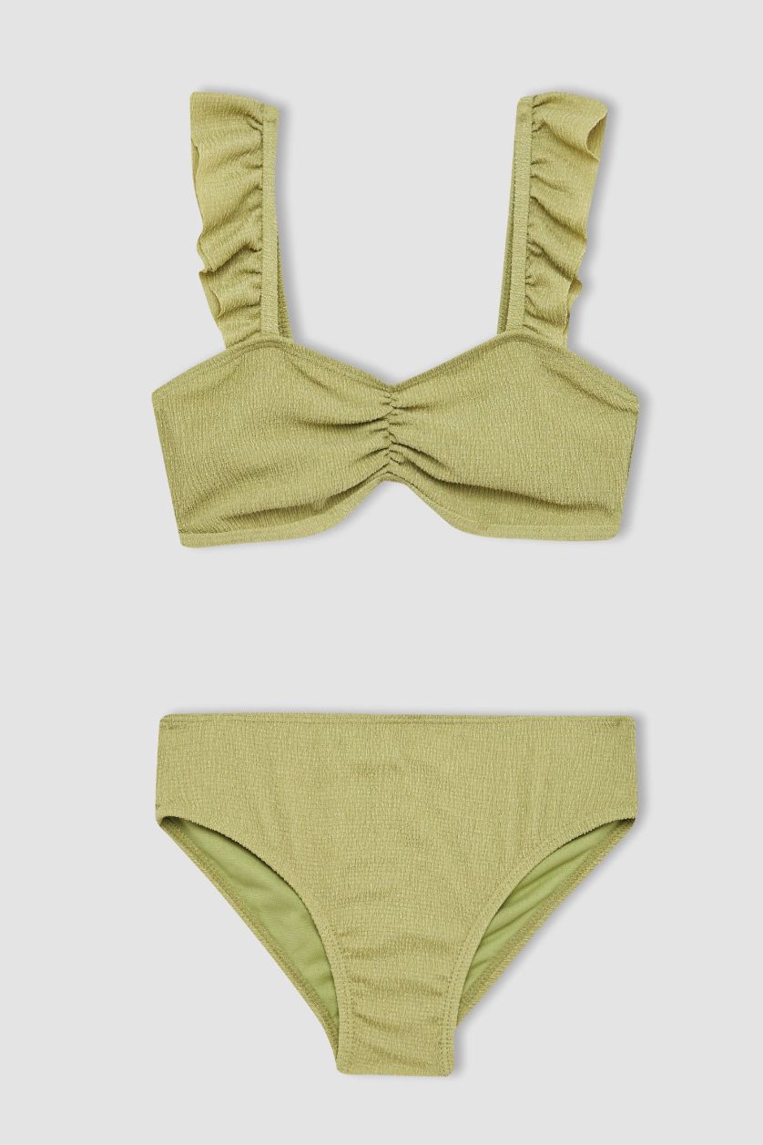 Girls & Teens Green Girl Bikini Set