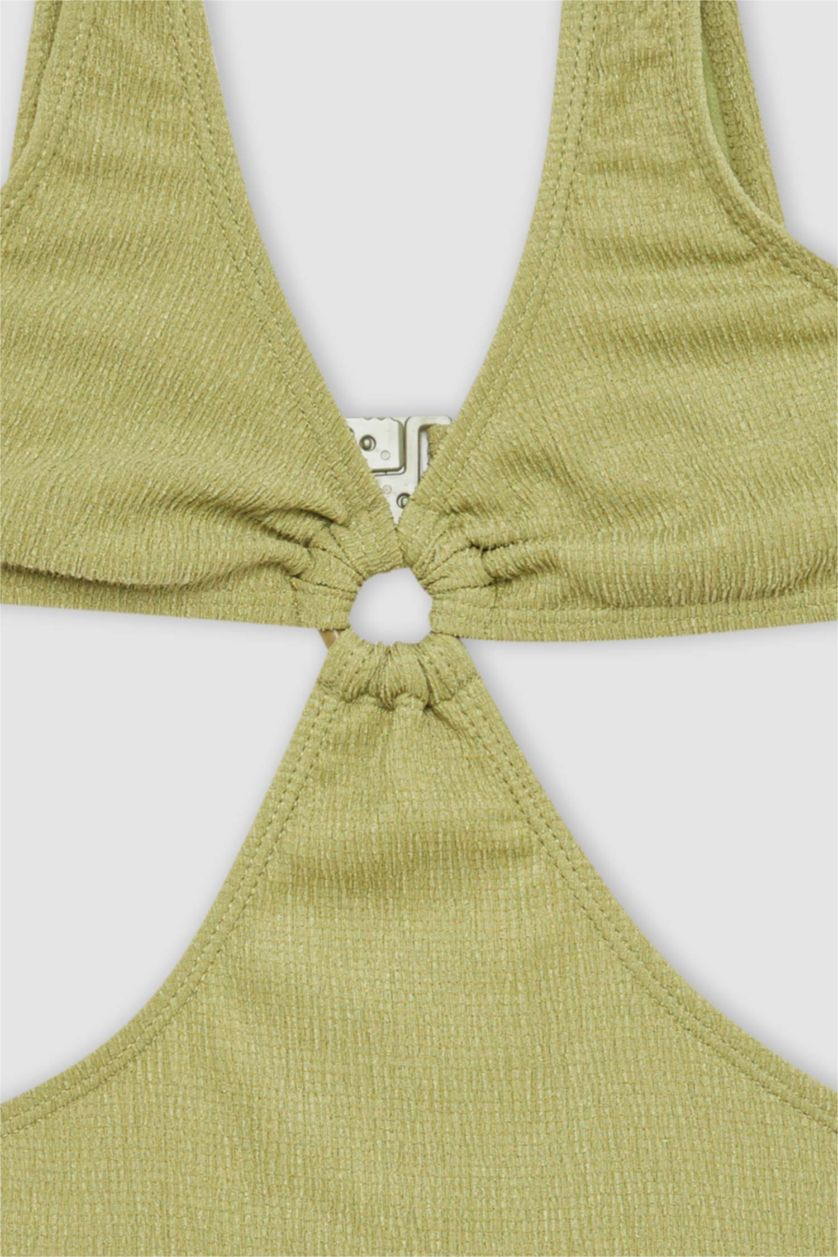 Girls & Teens Green Girl Swimsuit