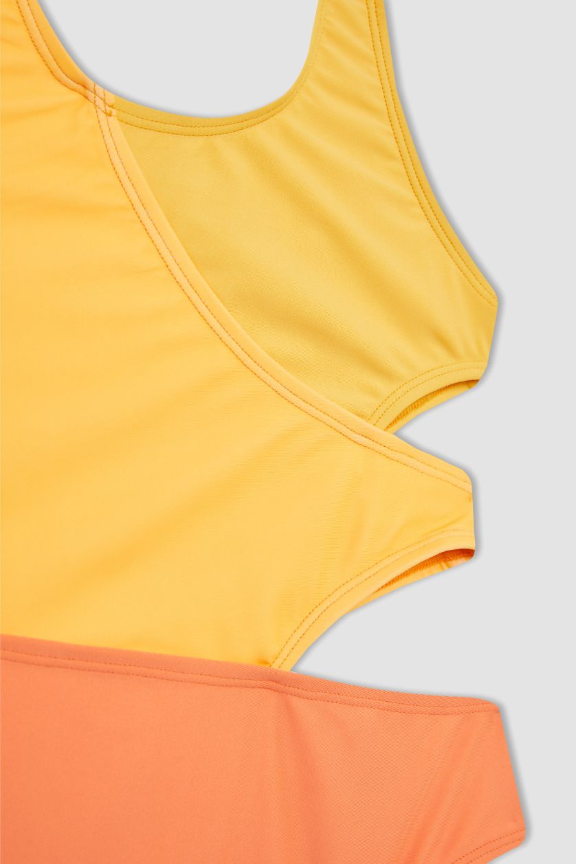 Girls & Teens Salmon Girl Slim Fit Swimsuit