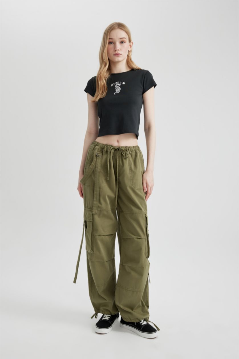 WOMAN Grey Slim Fit Camisole Short Sleeve T-Shirt