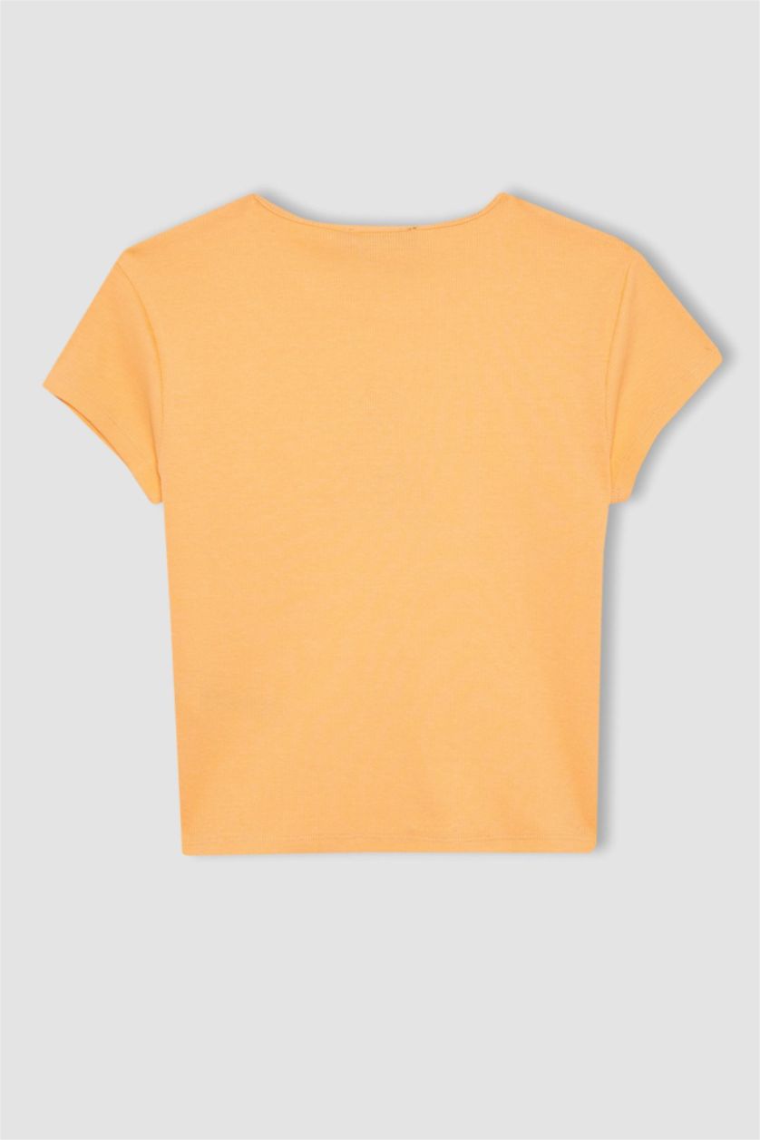 Женщины Лососевый Футболка с коротким рукавом, Coool