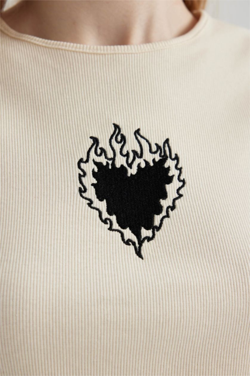 Женщины Кремовый Футболка с коротким рукавом, Coool