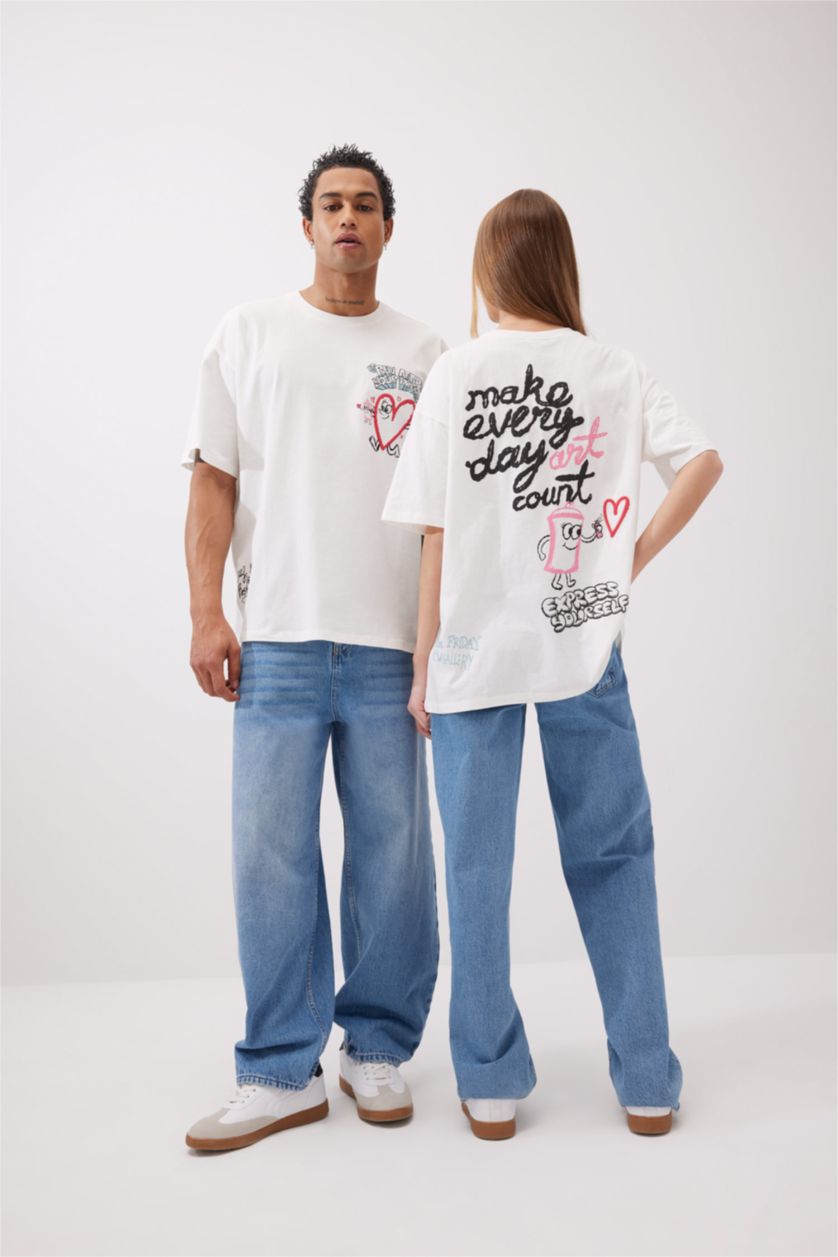 نساء اوف وايت Oversize Fit Short Sleeve T-Shirt
