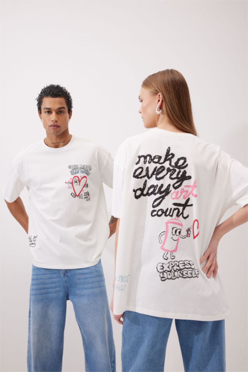 نساء اوف وايت Oversize Fit Short Sleeve T-Shirt