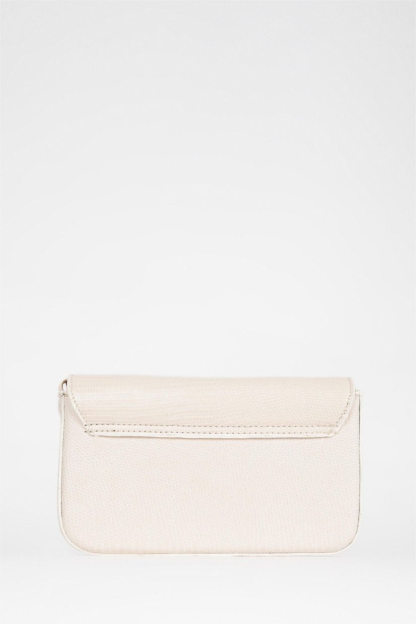 FEMME Beige Sac à Bandoulière Cuir Synthétique pour Femme