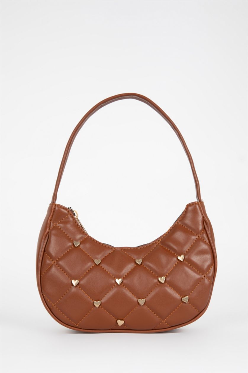 WOMAN Tan Faux Leather Shoulder bag