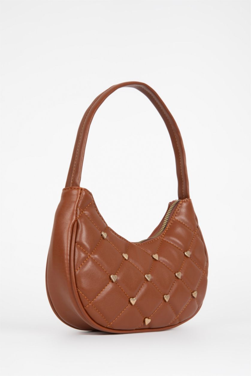 WOMAN Tan Faux Leather Shoulder bag