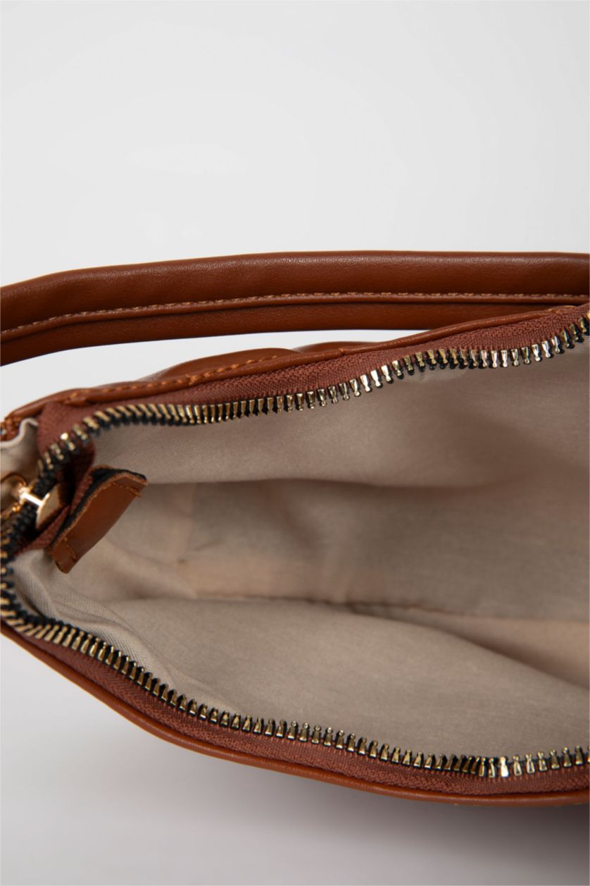 WOMAN Tan Faux Leather Shoulder bag