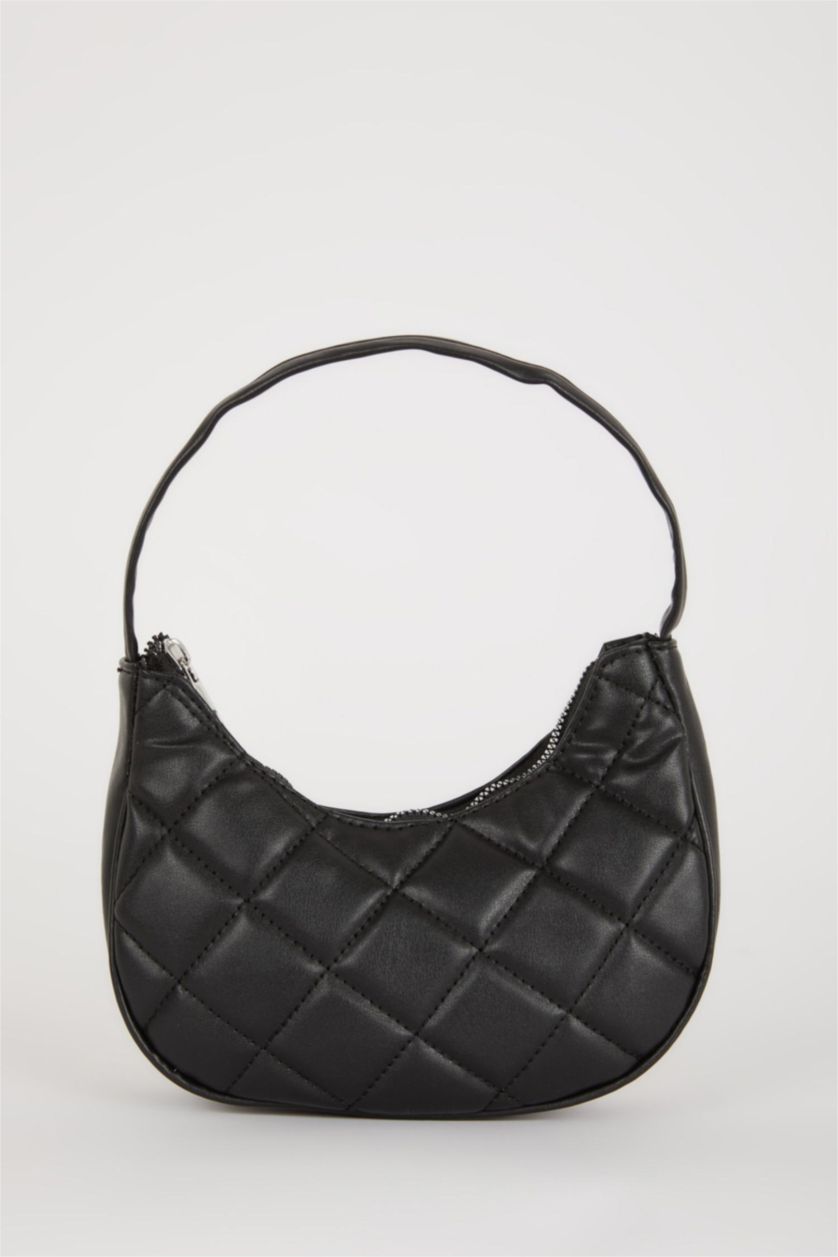 WOMAN Black Woman Faux Leather Shoulder Bag