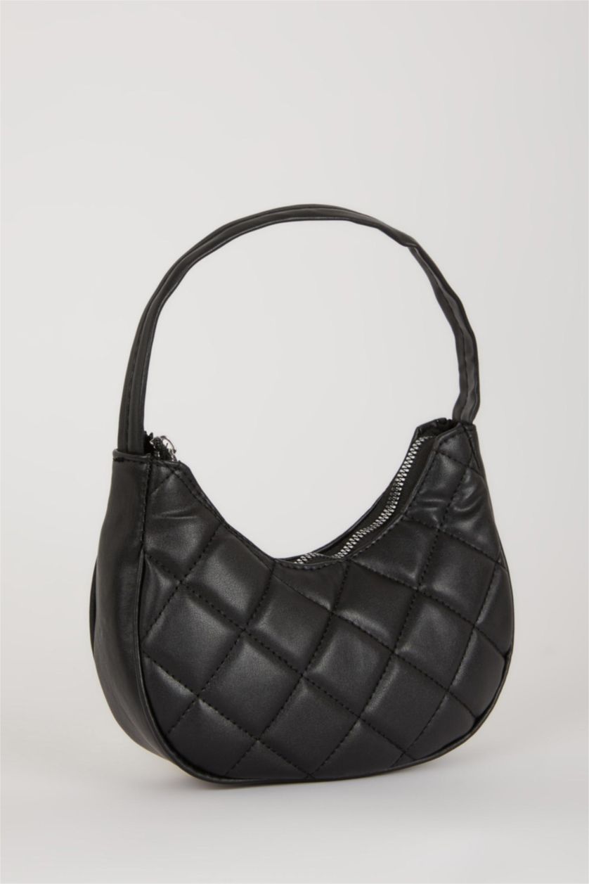 WOMAN Black Woman Faux Leather Shoulder Bag