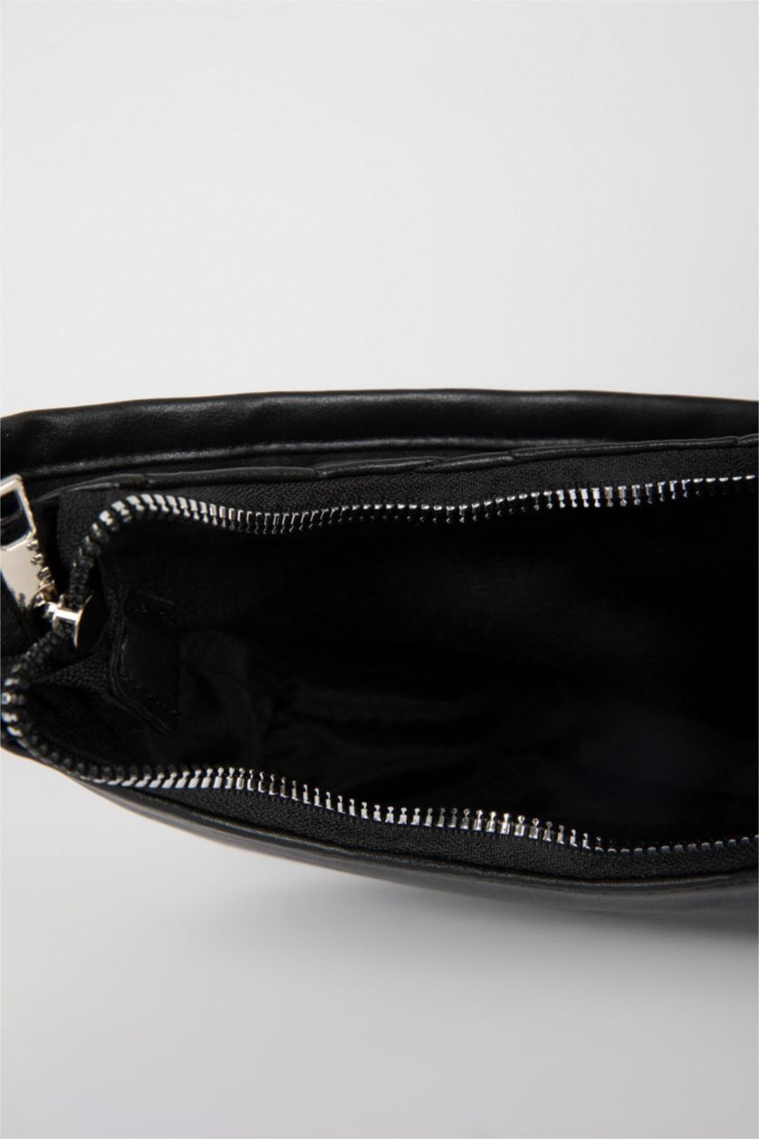 WOMAN Black Woman Faux Leather Shoulder Bag