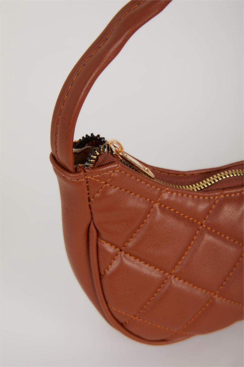 WOMAN Tan Faux Leather Shoulder bag