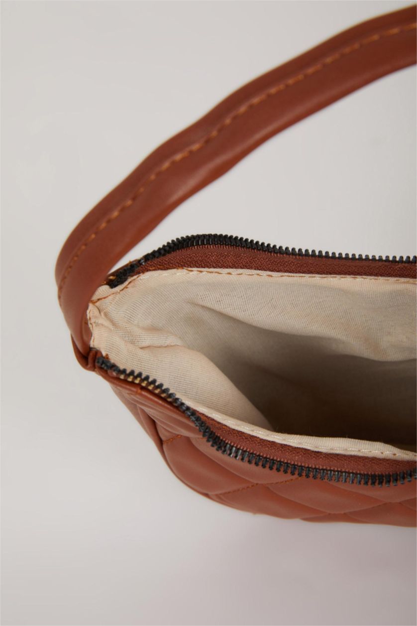 WOMAN Tan Faux Leather Shoulder bag