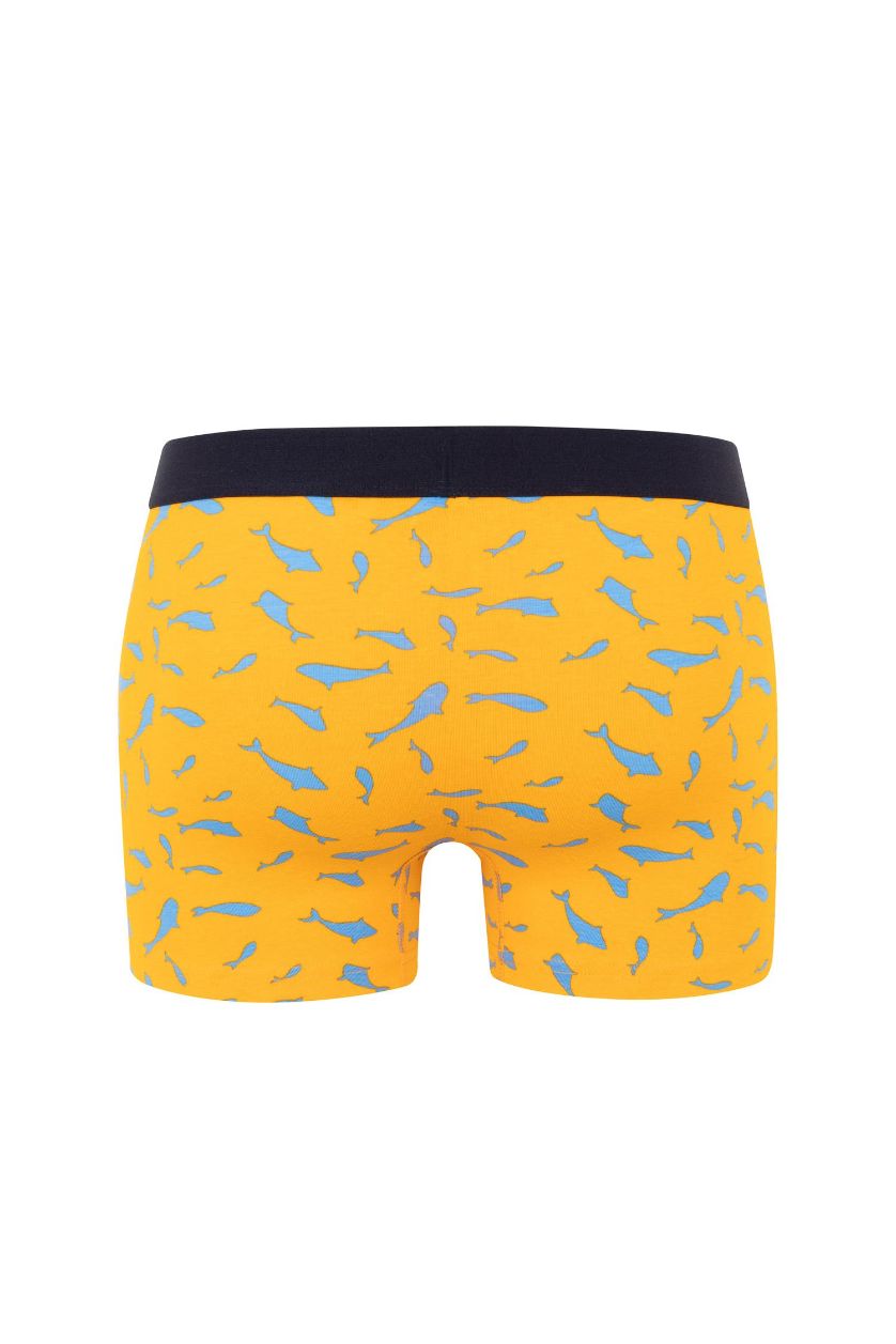 رجالي كحلي بوكسر قصة عادية - 3 قطع