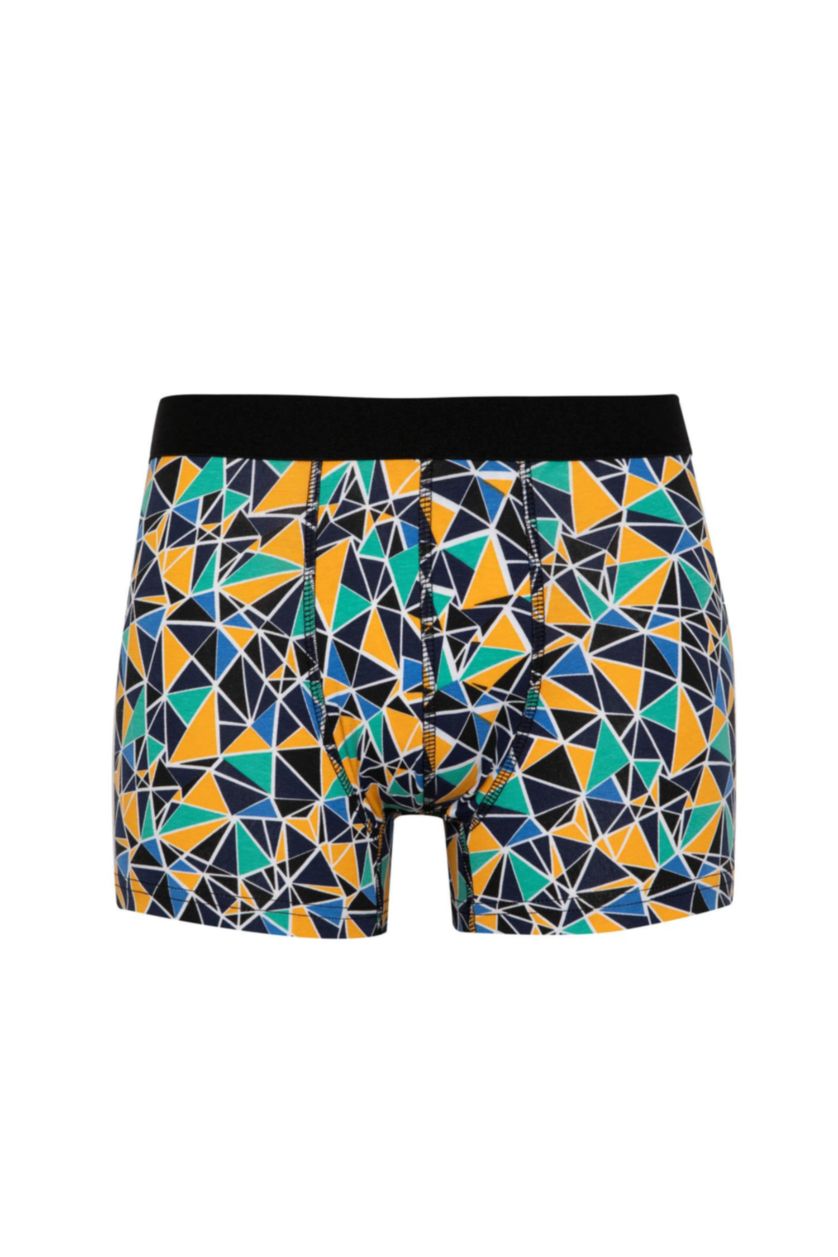 Men Black Regular Fit Printed 3 piece
