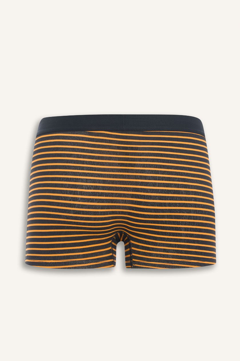 MAN Black Regular Fit Printed 3 Piece Boxers