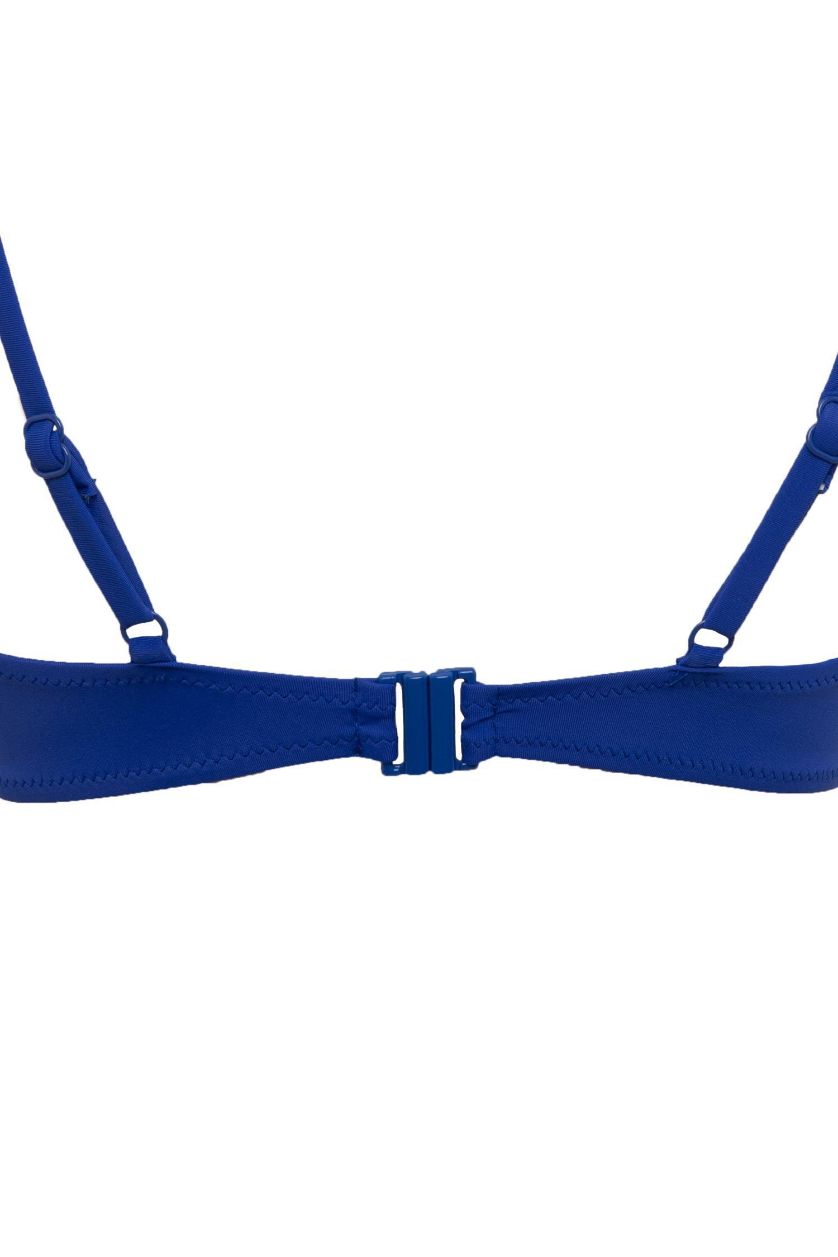 Kadın Saks Regular Fit Bikini Üstü-Fall in Love