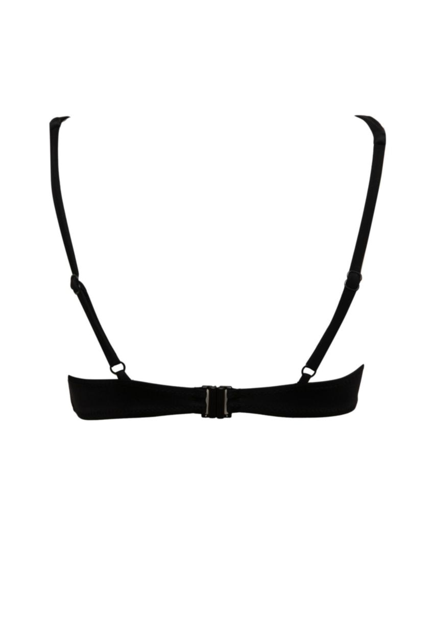 نساء أسود بكيني توب قصة عادية