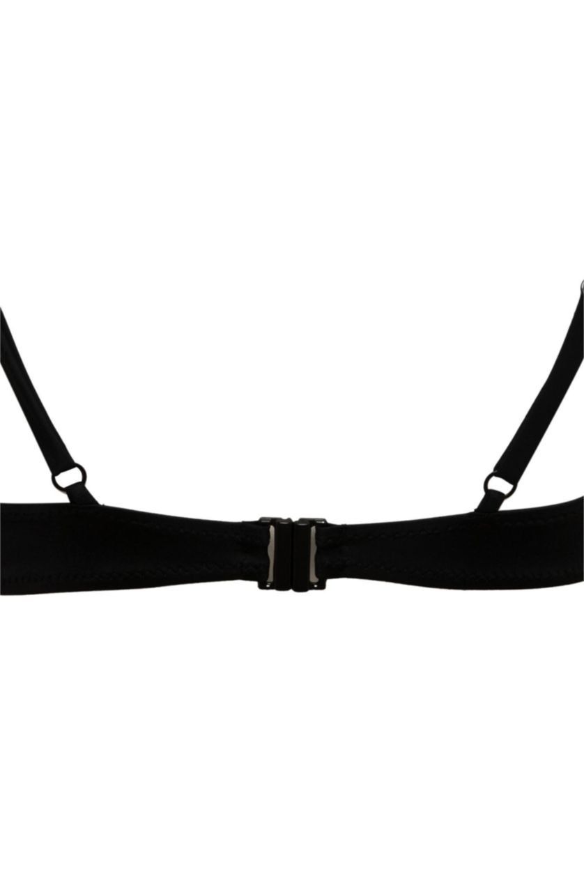 نساء أسود بكيني توب قصة عادية