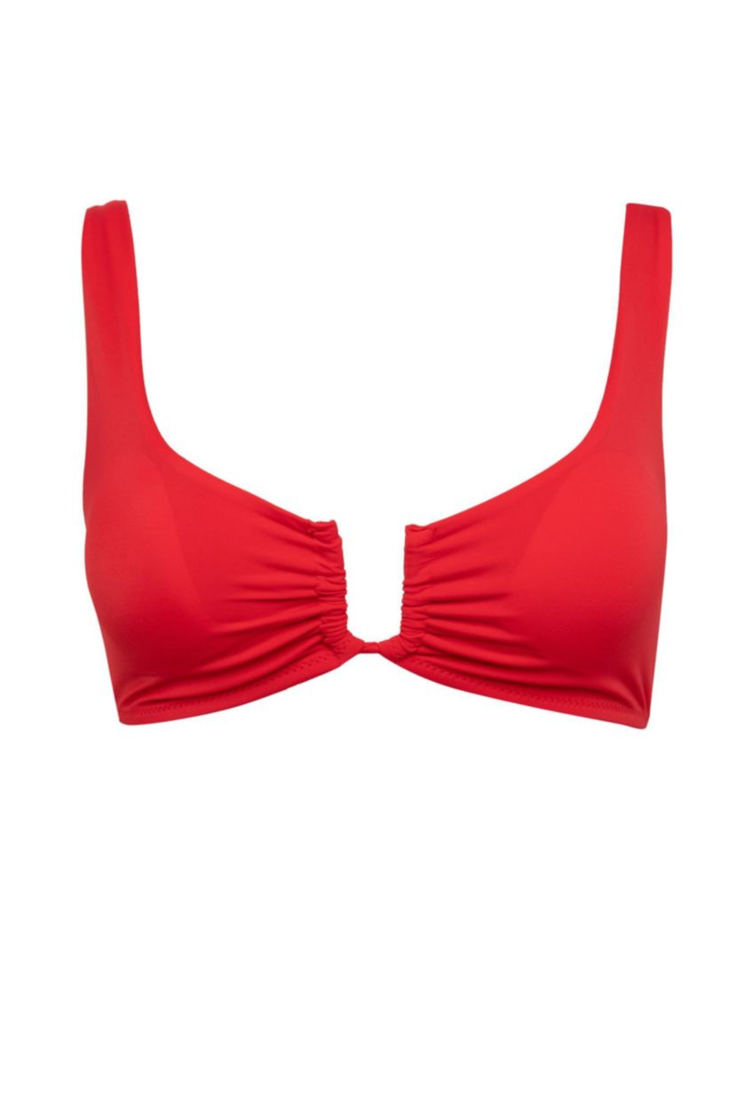 FEMME Rouge Haut de Bikini Coupe Régulière