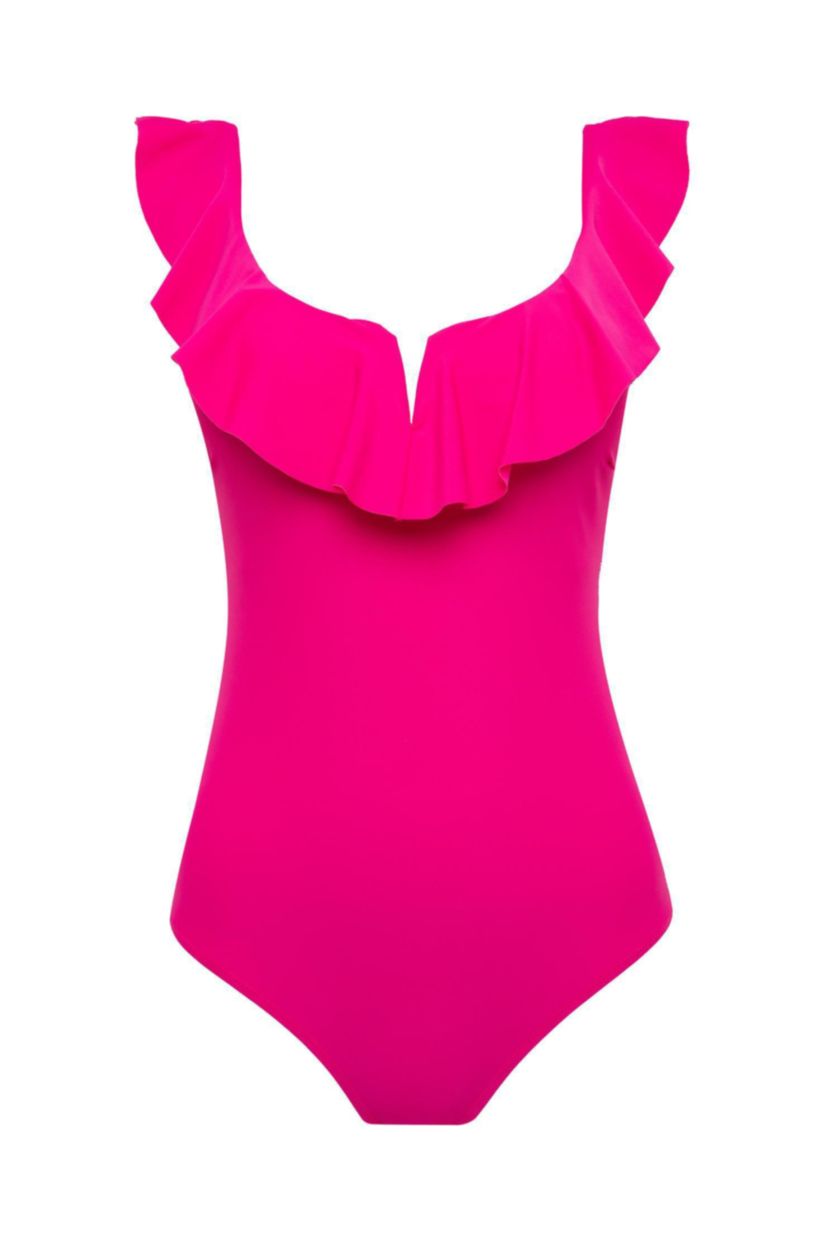 WOMAN Dark Pink Swimsuit