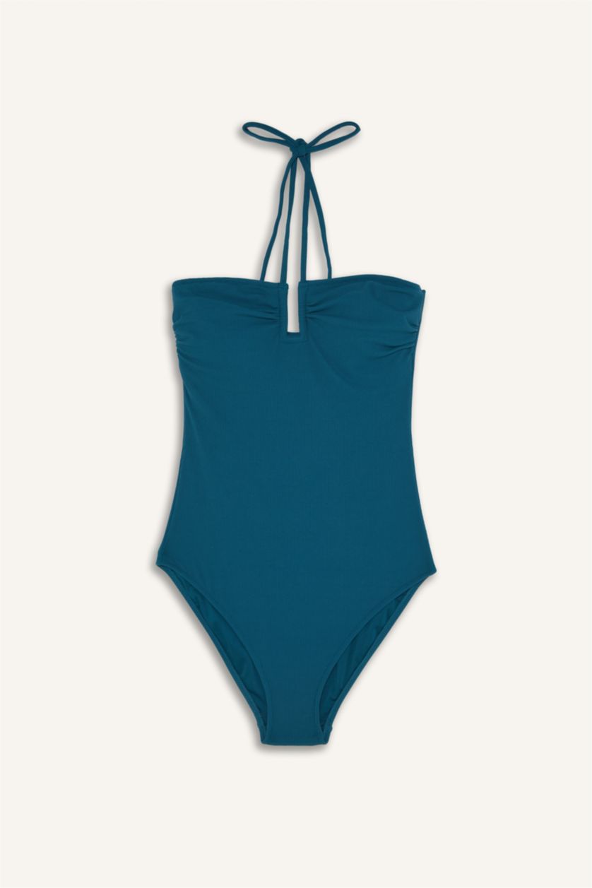 Women Dark Green Swimsuit
