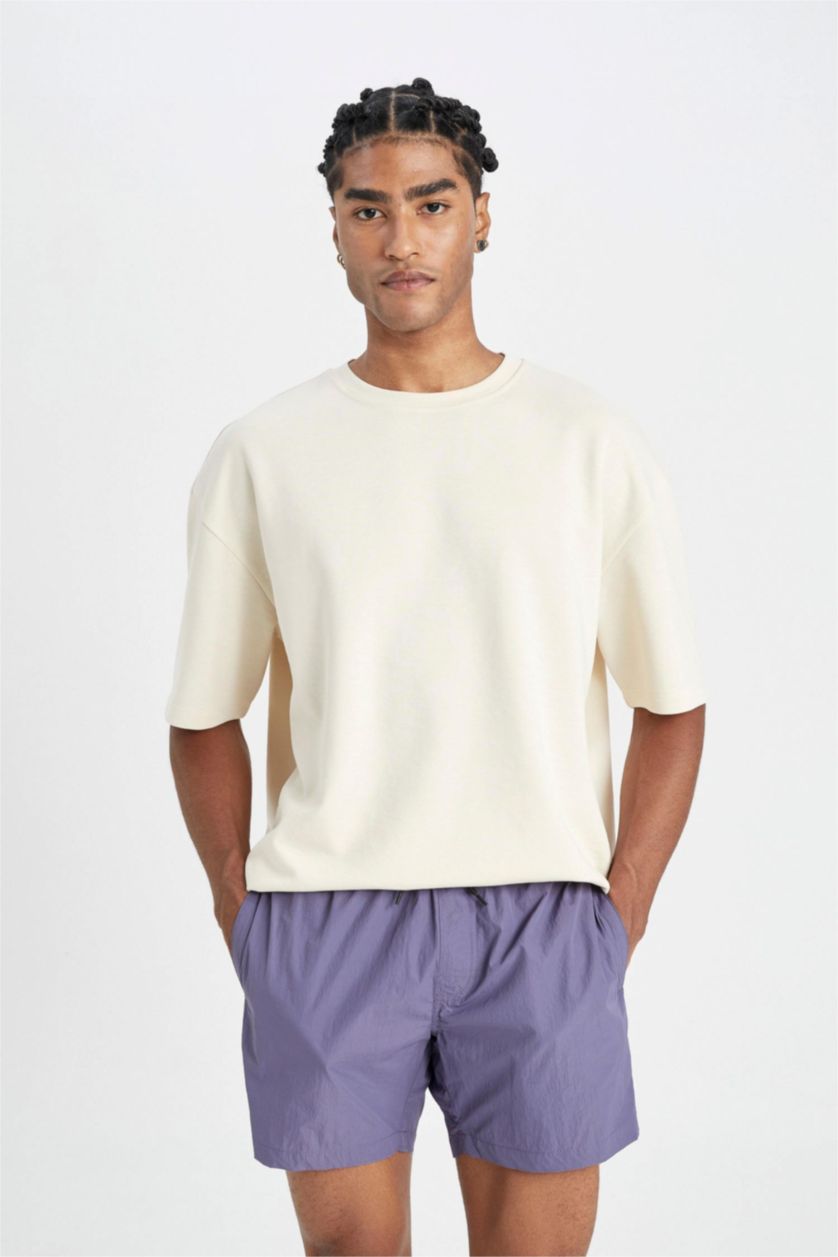 Man Purple Short Swim Shorts