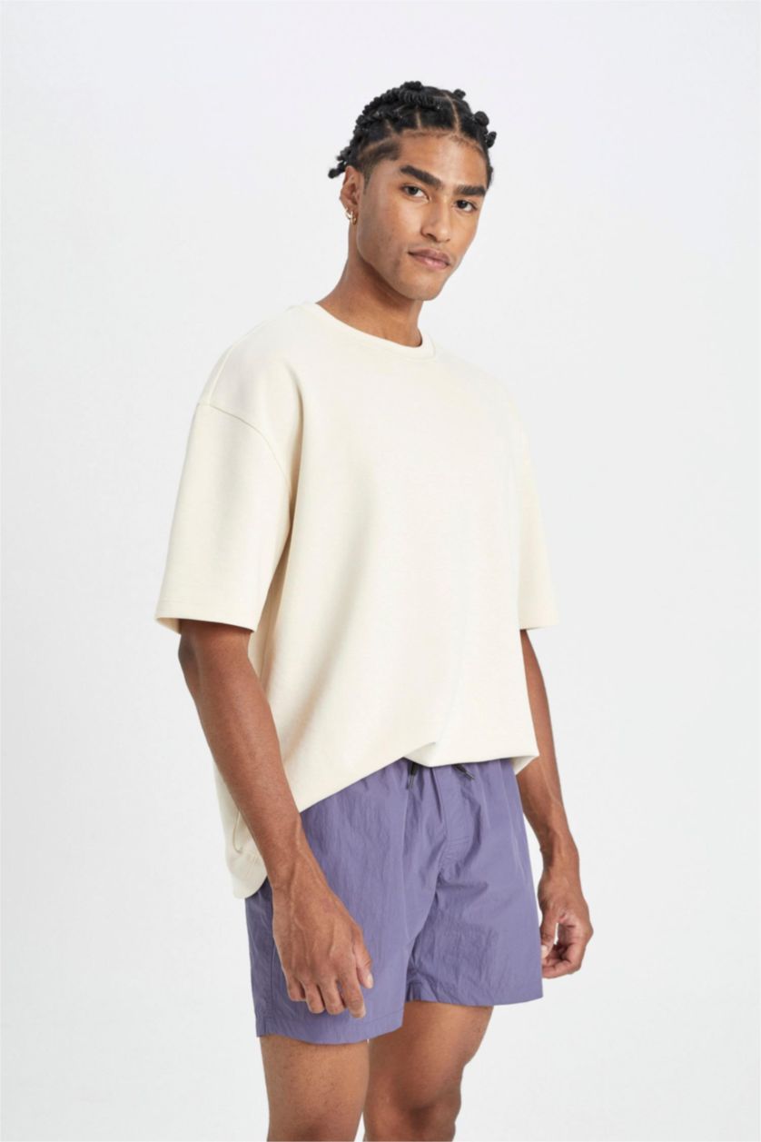 Man Purple Short Swim Shorts