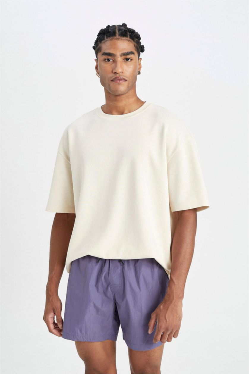 Man Purple Short Swim Shorts