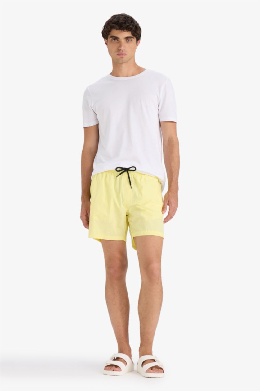 MAN Light Yellow Short Swim Shorts