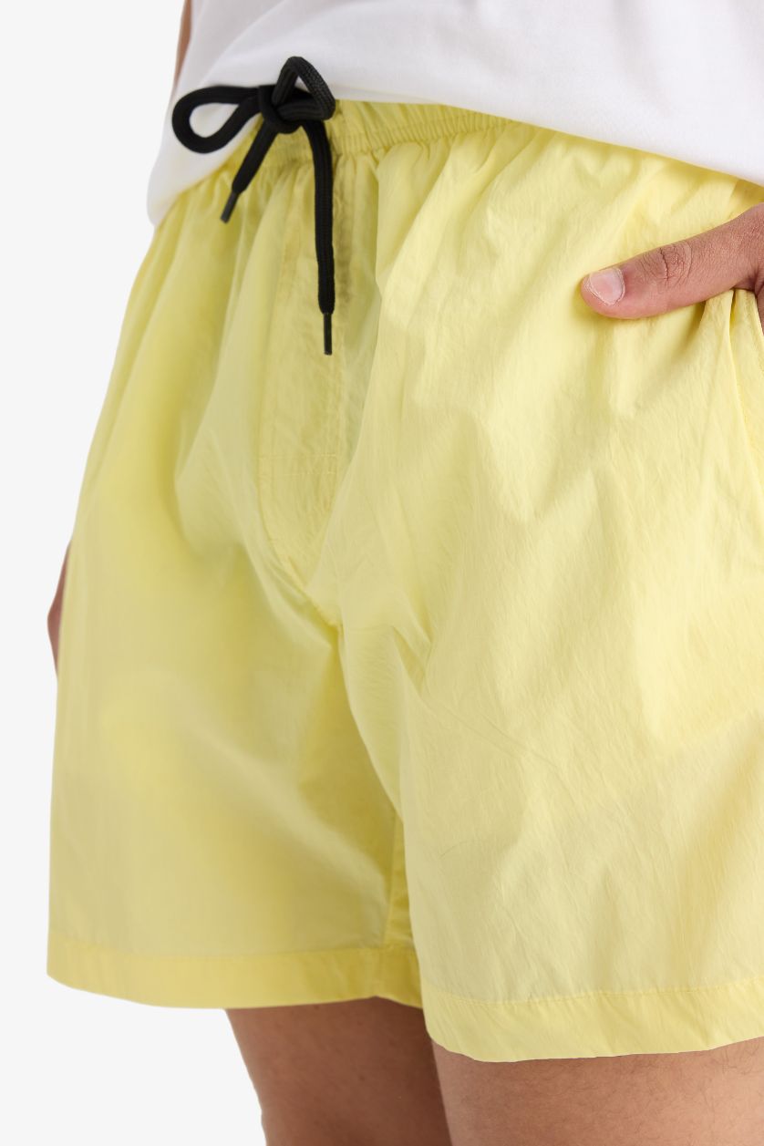 MAN Light Yellow Short Swim Shorts