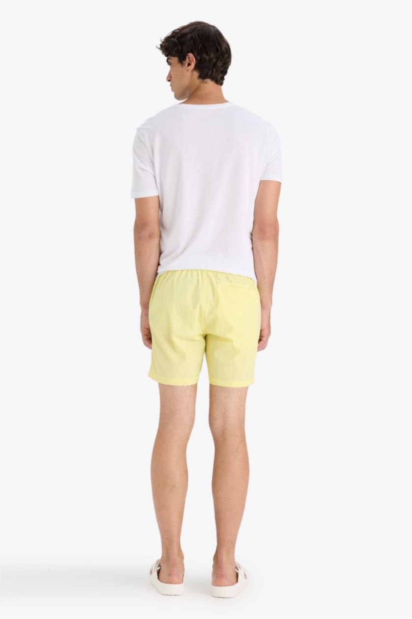 MAN Light Yellow Short Swim Shorts