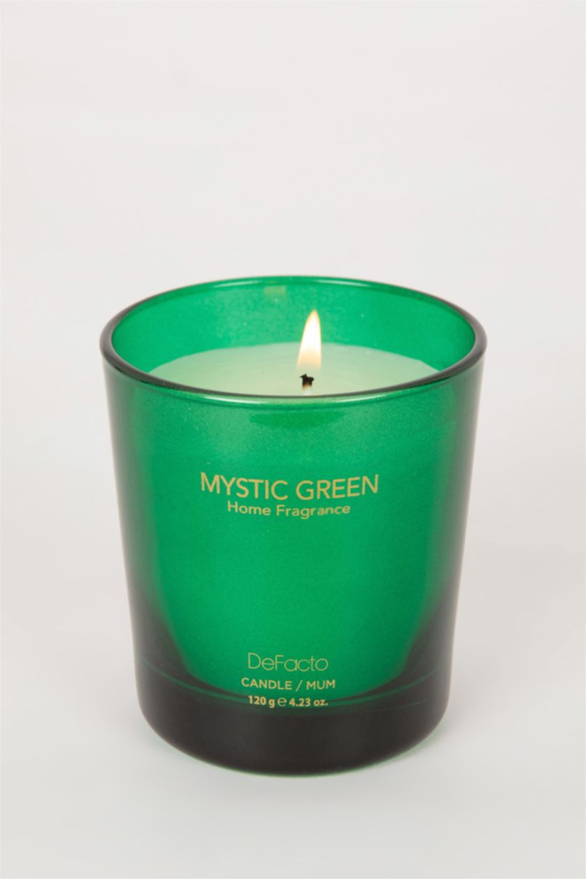 Kadın Yeşil Yılbaşı Temalı Meyvemsi 120 ml Mumluk